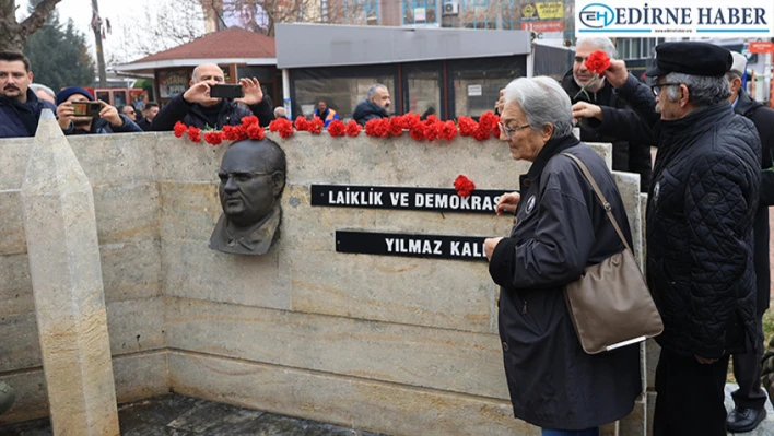 Gazeteci yazar Uğur Mumcu Edirne'de anıldı