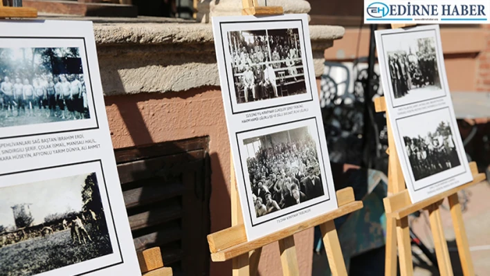 'Geçmişten Günümüze Kırkpınar Fotoğrafları Sergisi' sanatseverle buluştu