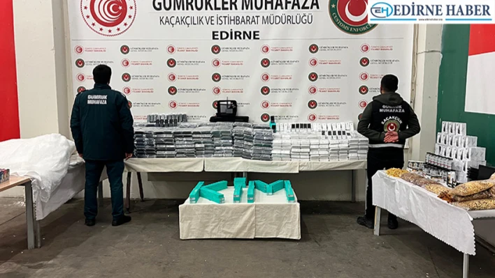 Gümrük Muhafaza Ekipleri kaçakçılara geçit vermiyor