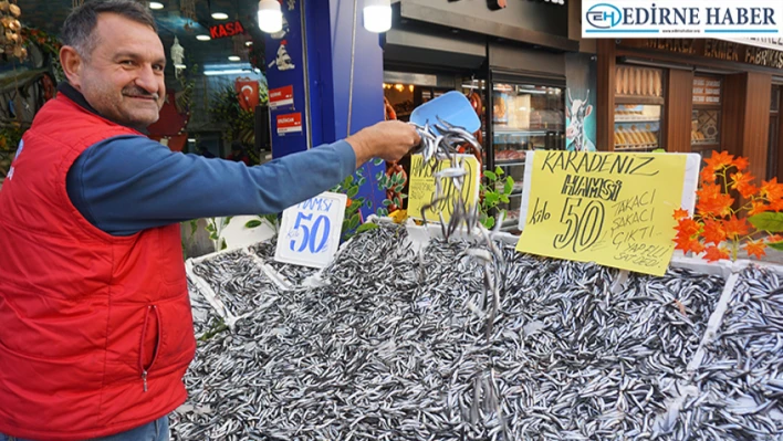 Hamsi bolluğu tezgâhları şenlendirdi