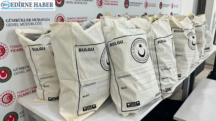 Hamzabeyli'de tırdan 105 kilo esrar çıktı