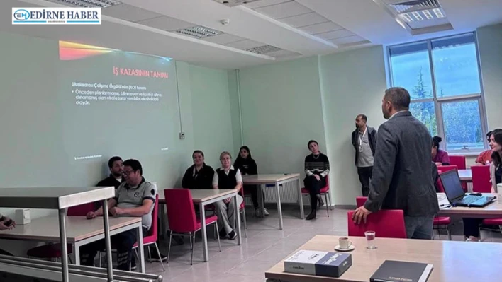 Hastane personeline iş sağlığı ve güvenliği eğitimi