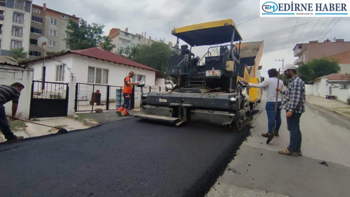 Havsa'da alt yapı ve yol çalışmaları devam ediyor