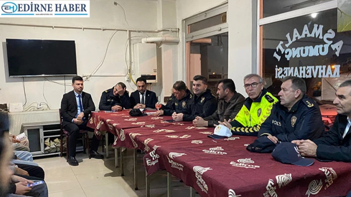 Huzur toplantısında Emniyet Müdürü sorunları dinledi