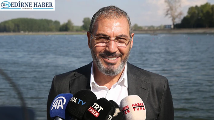İba, 'Meriç Nehri kürek sporuna büyük katkıda bulunuyor'