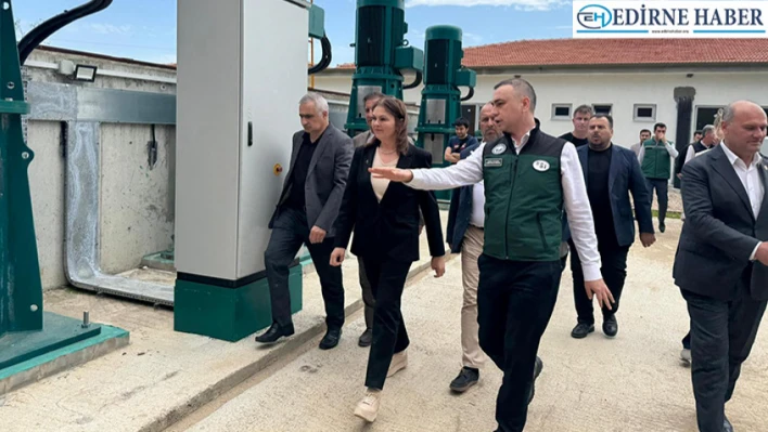 İba, Meriç Sulama Projesi'ni inceledi