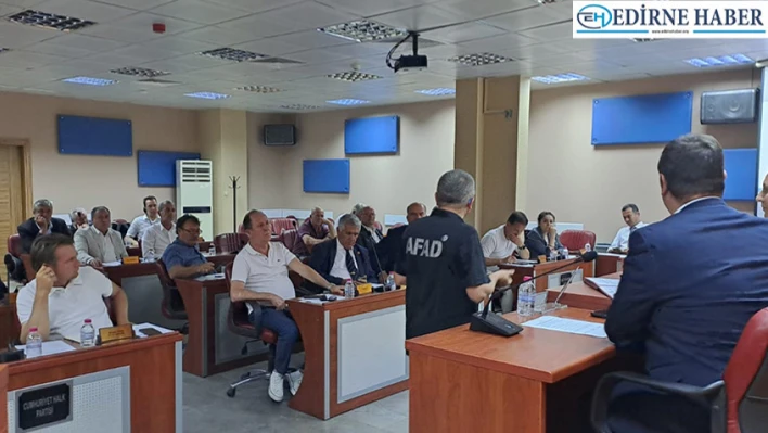 İl Genel Meclisi'nin gündemi deprem oldu