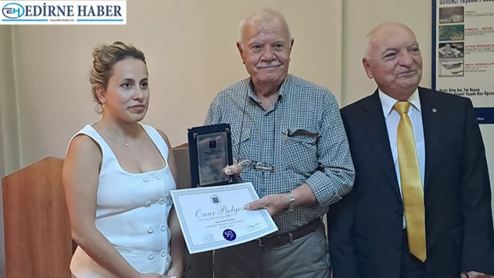 İnşaat mühendislerine emek ödülü