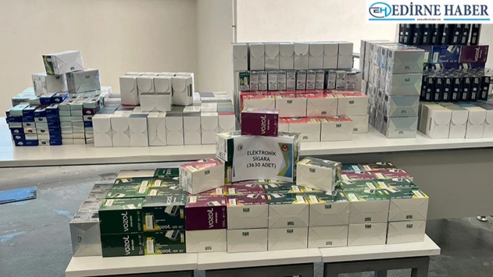 İpsala'da kaçakçılara darbe
