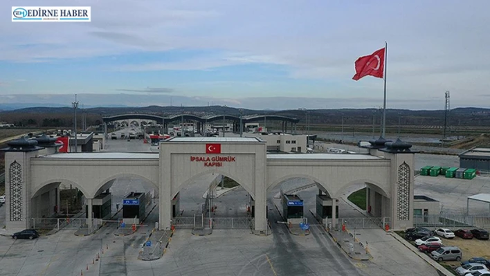 İpsala kapısı geçici olarak TIR trafiğine kapatıldı