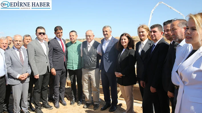 İpsala OSB'de 4 fabrikanın temeli törenle atıldı