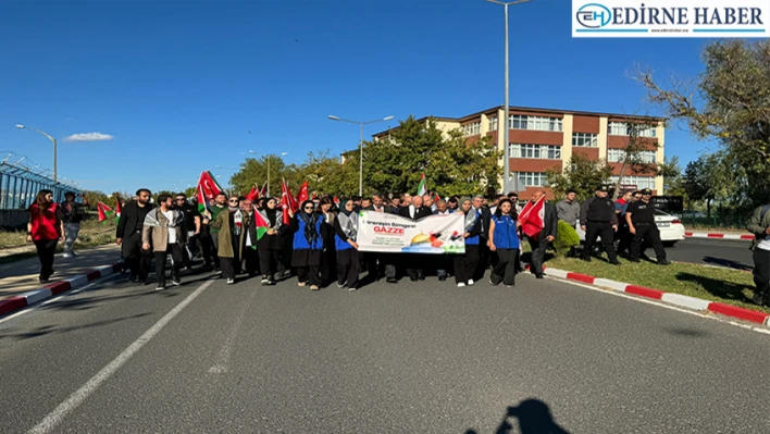 İsrail'e yönelik protesto yürüyüşü