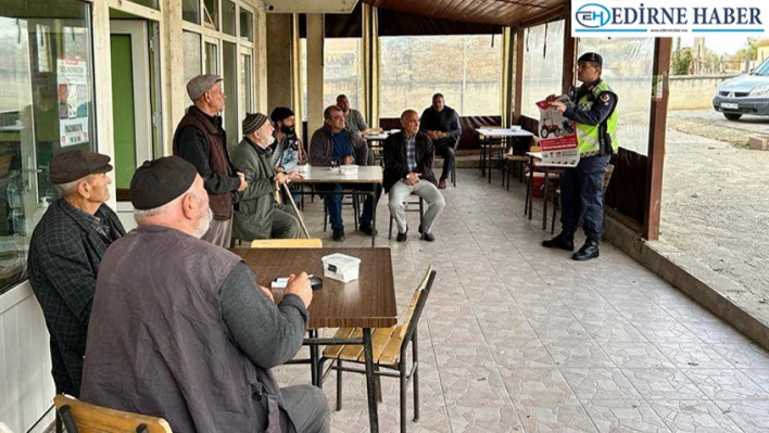 Jandarma trafik eğitimlerine devam ediyor