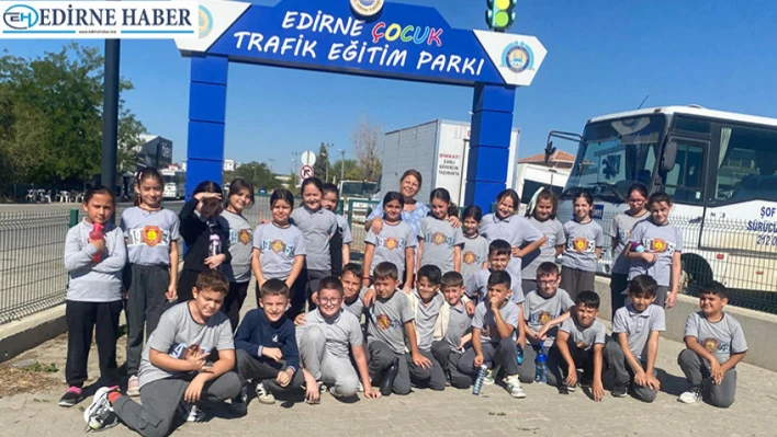 Kadripaşa İlkokulu'ndan Trafik Parkı'na ziyaret