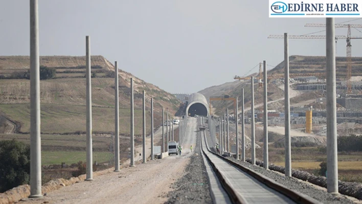 Kapıkule-Çerkezköy etabının yıl sonunda açılması planlanıyor