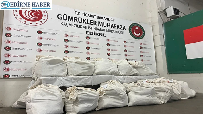 Kapıkule'de uyuşturucu ele geçirildi 8 gözaltı
