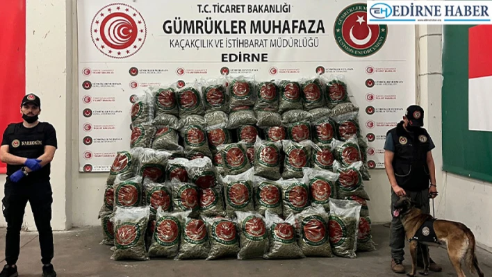 Kapıkule'de yüklü miktarda uyuşturucu ele geçirildi