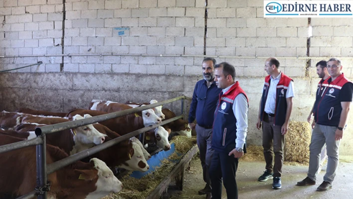 Karayusuflu'da hayvancılık işletmesine ziyaret