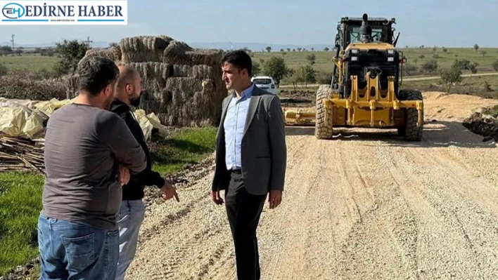 Kaymakam Sevgili, Sarpdere'de çalışmaları inceledi