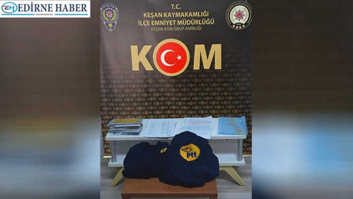 Kendisini PTT çalışanı gibi tanıtarak dolandırıcılık yapan zanlı yakalandı