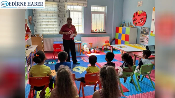 Keşan'da çocuklara ağız ve diş sağlığı eğitimi verildi