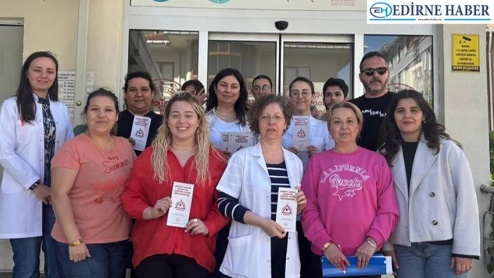 Keşan'da sağlık personeline KKKA eğitimi verildi