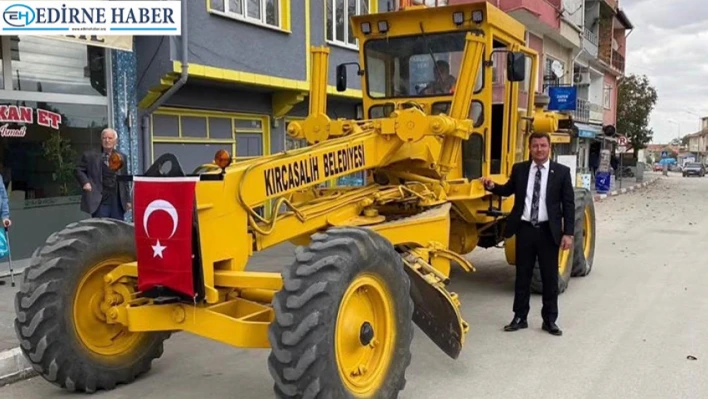 Kırcasalih Belediyesi'ne greyder kazandırıldı