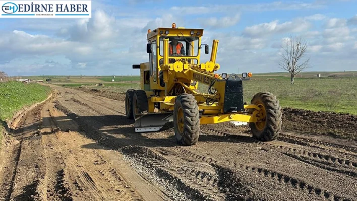 Kırcasalih – Tahal yolunda güvenlik ve konfor için çalışmalar sürüyor