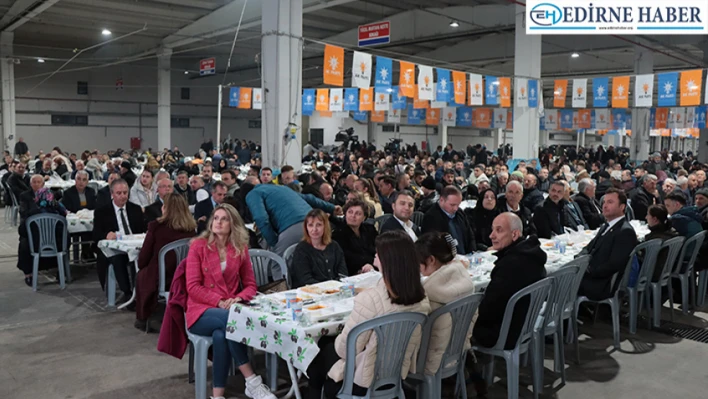 Kırklareli'nde 'Gönül Sofrası' iftar programı düzenlendi