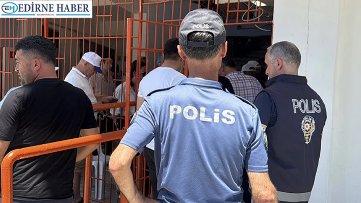 Kırkpınar'da 'karaborsa' bilet satışına karşı denetim yapıldı