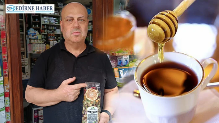 Kış çayı ve ıhlamur tezgahtaki yerini aldı