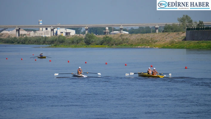 Kürekte Gençler Türkiye Kupası ve Edirne Master Yarışları, Meriç Nehri'nde düzenlenecek