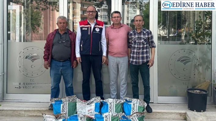 Kuru fasulye tohumu üreticilere teslim edildi