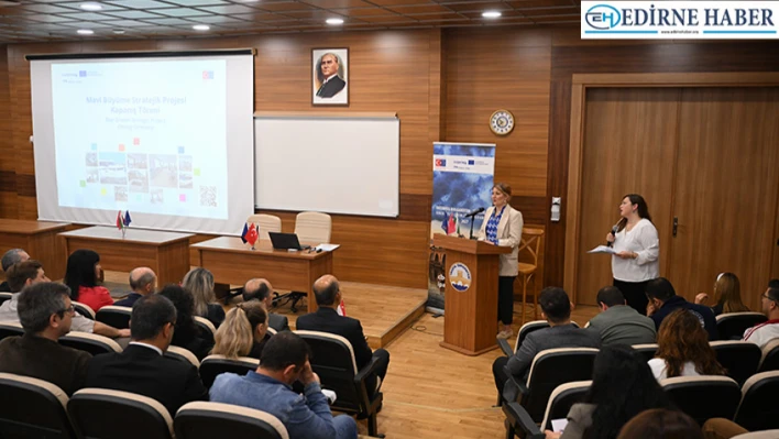 'Mavi Büyüme İçin Sınır Ötesi İşbirliği' projesinin kapanış töreni yapıldı