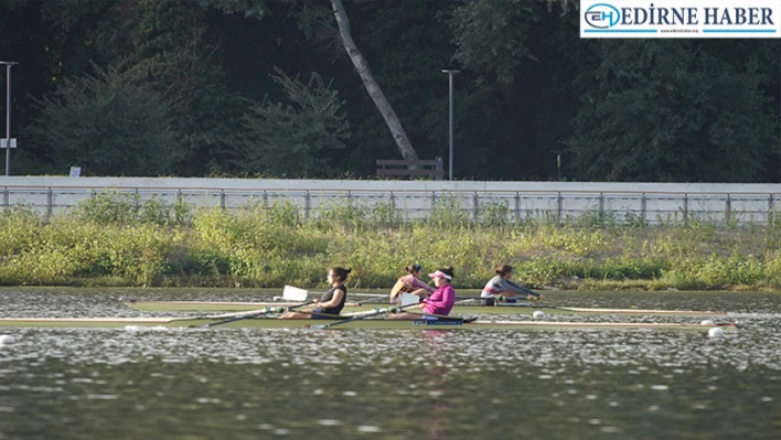 Meriç Nehri'nde kürek heyecanı başlıyor