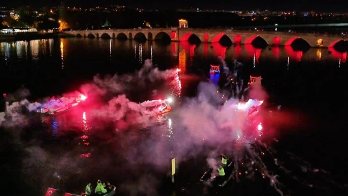 Meriç'te meşaleli fener alayı gecesi