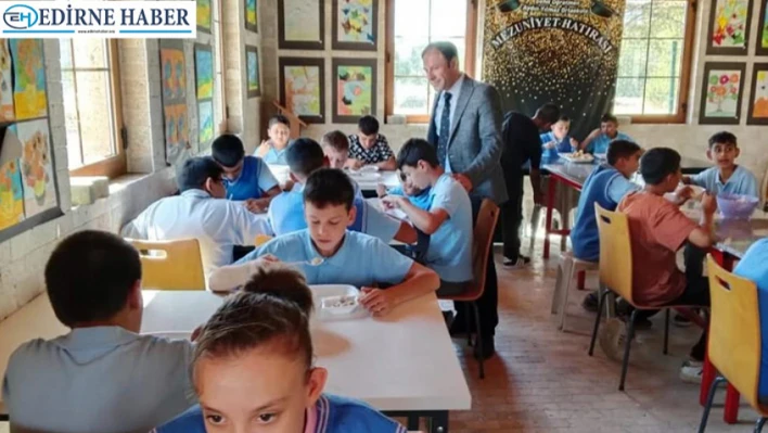Meriç'te okullarda yemek denetimi yapıldı