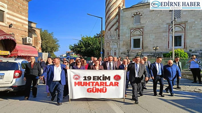 Muhtarlardan görkemli tören