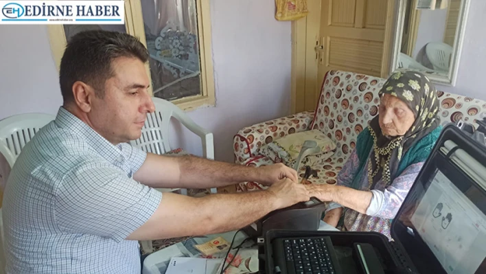 Nüfus müdürlüğünden yaşlılara kolaylık