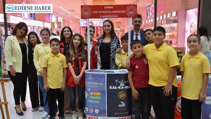 ODES projesiyle çocukların ürünleri vatandaşla buluştu