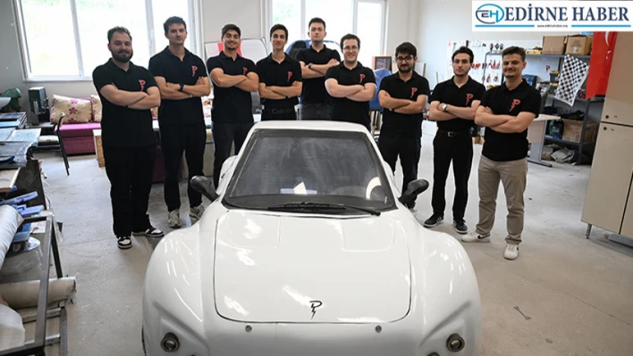Öğrenciler elektrikli araç üretti