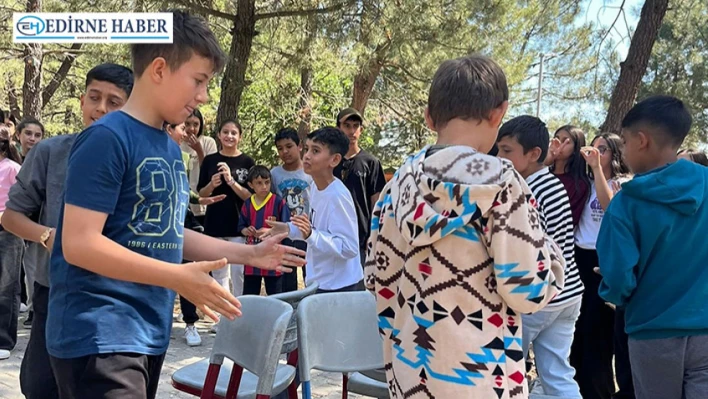 Öğrencilerden sağlıklı beslenme ve fiziksel aktivite etkinliği