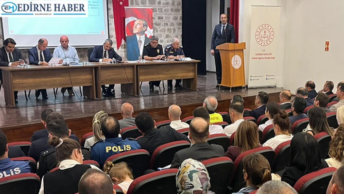 Öğrencilerin huzur ve güvenliği için toplantı yapıldı