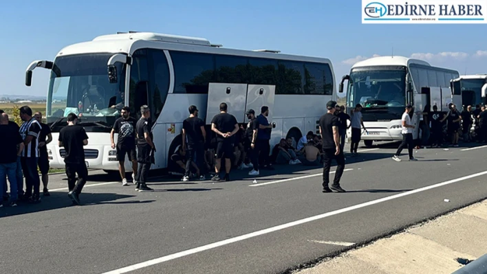 PAOK taraftarları yurda giriş yaptı