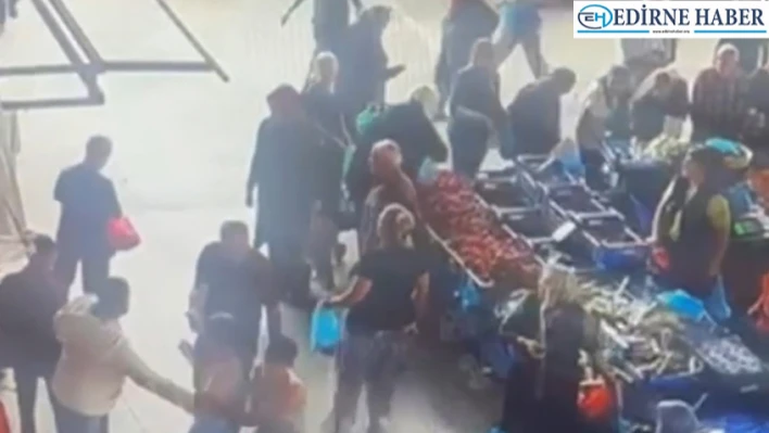 Pazarda çıkan kavgada 1 kişi yaralandı