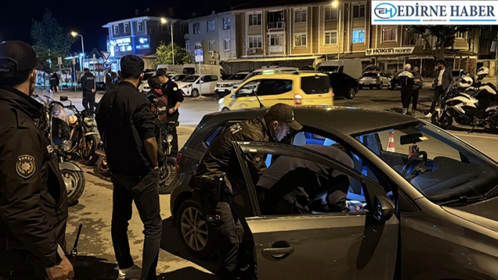 Polis ekiplerinden asayiş ve trafik denetimi