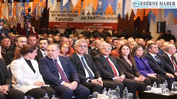 Sağlık Bakanı Memişoğlu AK Parti Edirne 8. Olağan İl Kongresi'nde konuştu