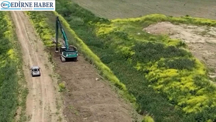 Sarayiçi'nde taşkın riskini azaltacak dere temizliği