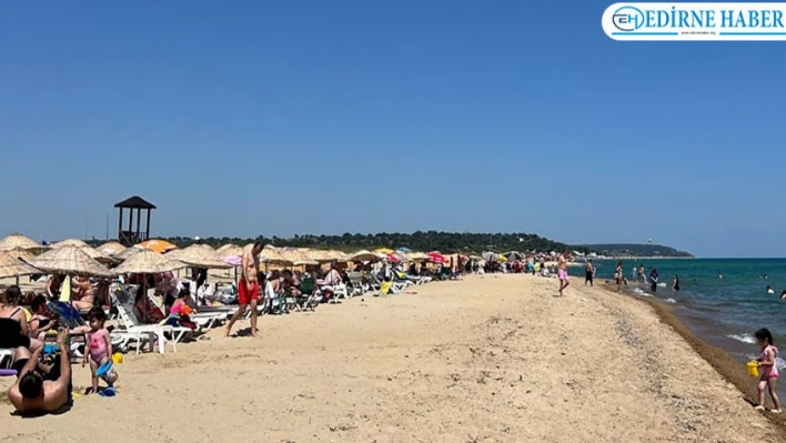 Saros Körfezi sahillerinde bayram yoğunluğu sürüyor