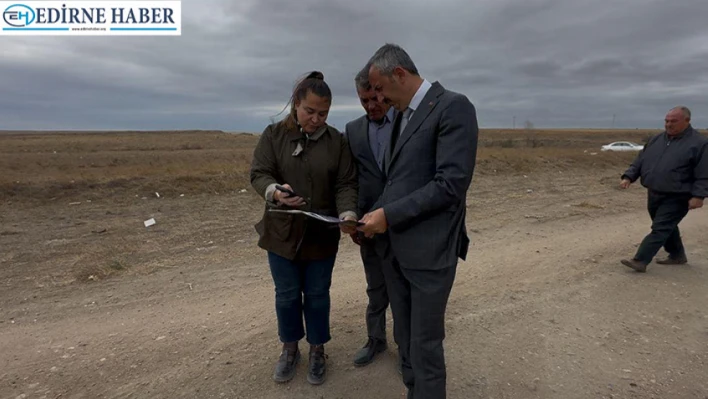 Sezer, yapılması planlanan Demirhanlı Havaalanı bölgesini inceledi